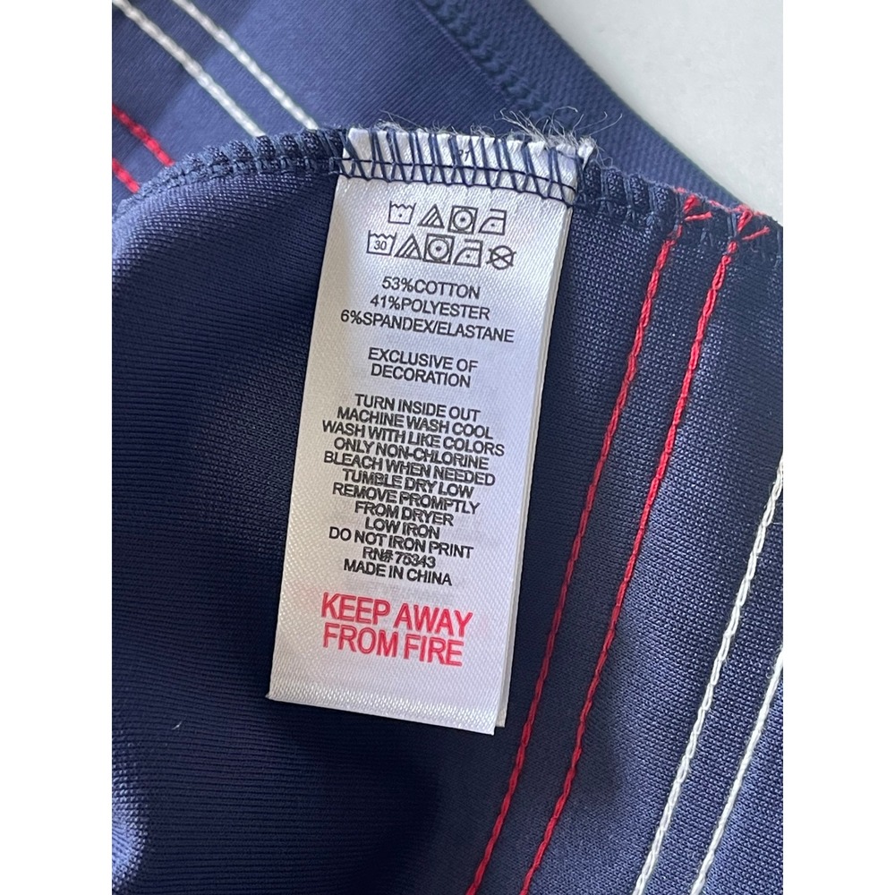 Tommy Bahama Active Womens Large Navy Blue Sleeveless Golf Tennis Polo Dress NWT - Picture 4 of 11